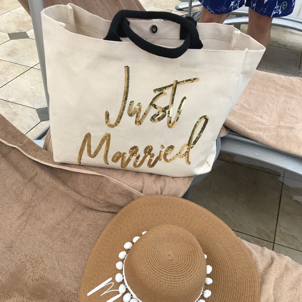 💍"Just Married" Canvass Bag 👰🏼🤵🏼